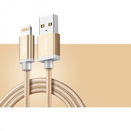 Cáp Sạc USB Lightning Chuẩn MFi dài 1M5 Màu Vàng Ugreen 30588